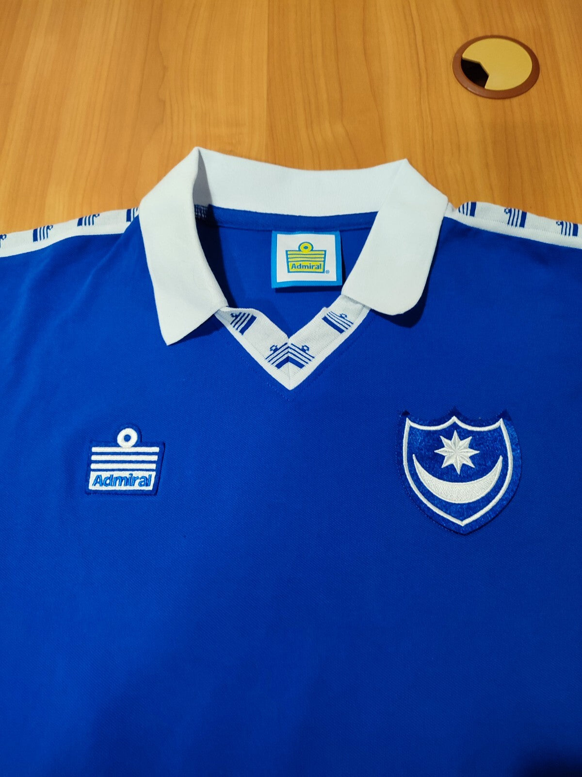 Portsmouth 1978 1979 1980 home Size L Admiral jersey shirt soccer football Retro