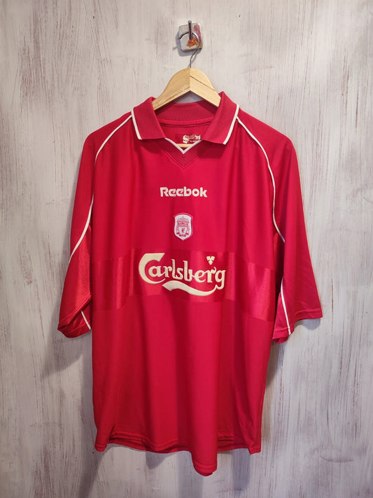 FC Liverpool 2000 2001 2002 home 2XL Reebok shirt soccer jersey kit football XXL