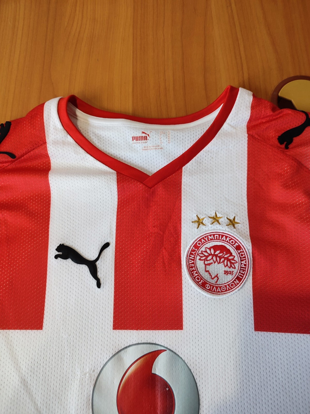 Olympiakos 2008 2009 home Sz XL Puma football shirt jersey soccer Olympiacos kit