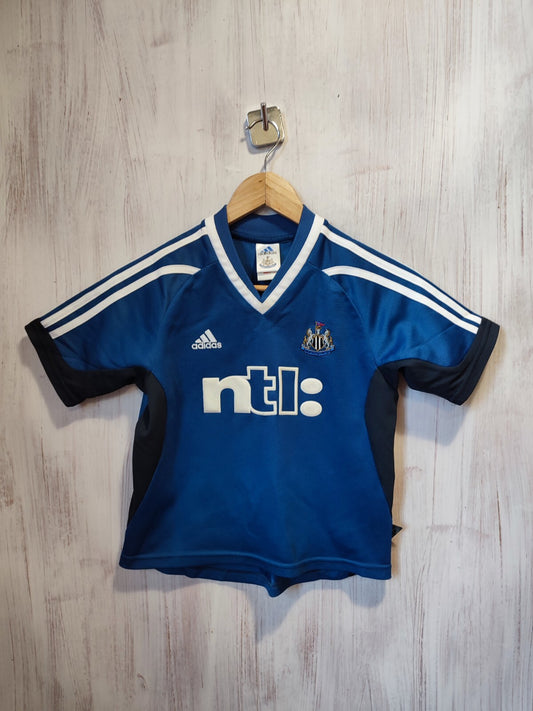 Kids S Newcastle United 2001 2002 away shirt jersey football soccer maillot kit