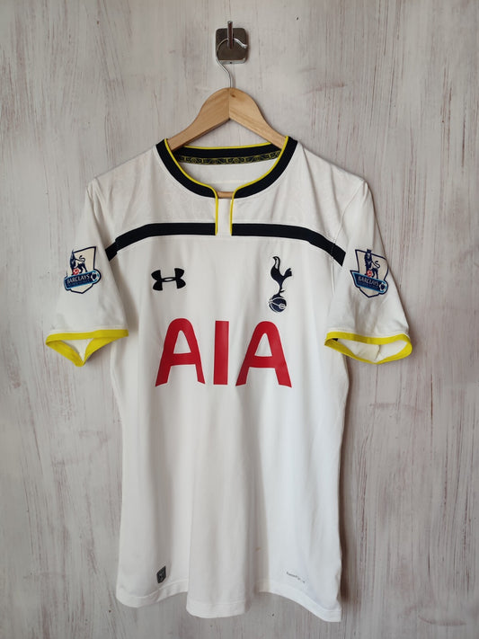 Tottenham Hotspur 2014 2015 home Size L Under Armour Spurs shirt jersey maillot