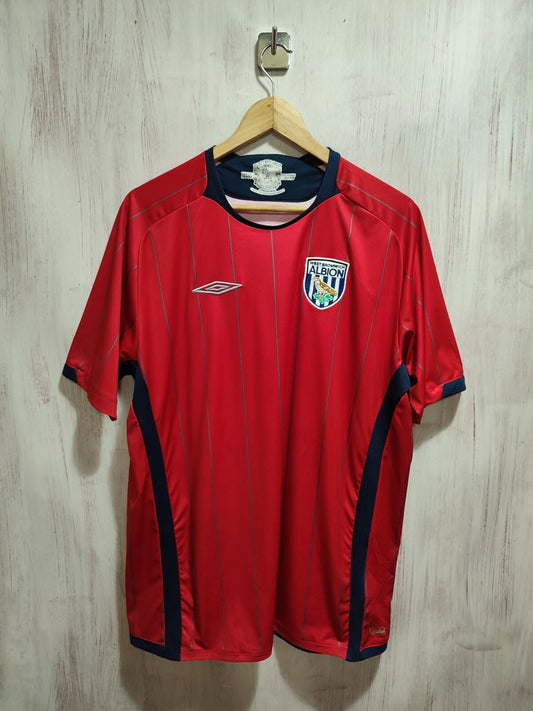 West Bromwich Albion 2009 2010 away Sz XL Umbro football shirt jersey soccer kit