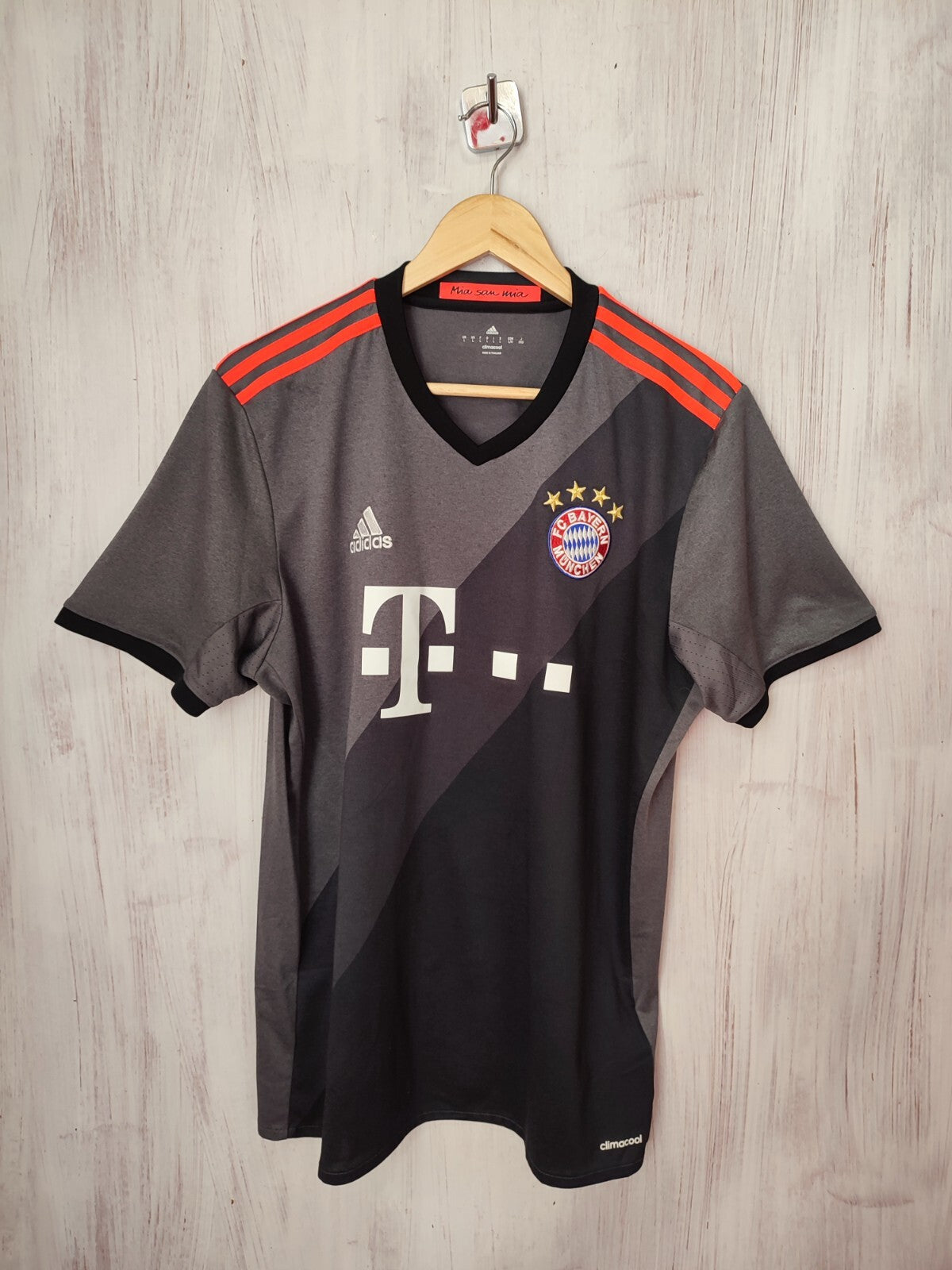 Bayern Munich 2016 2017 away Sz L Adidas shirt jersey trikot soccer football kit