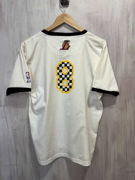 VTG Los Angeles Lakers #8 Size M Champion cotton t-shirt tee shirt men's Medium