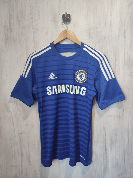 Chelsea 2014 2015 home Sz S shirt jersey football soccer Adidas kit Diego Costa