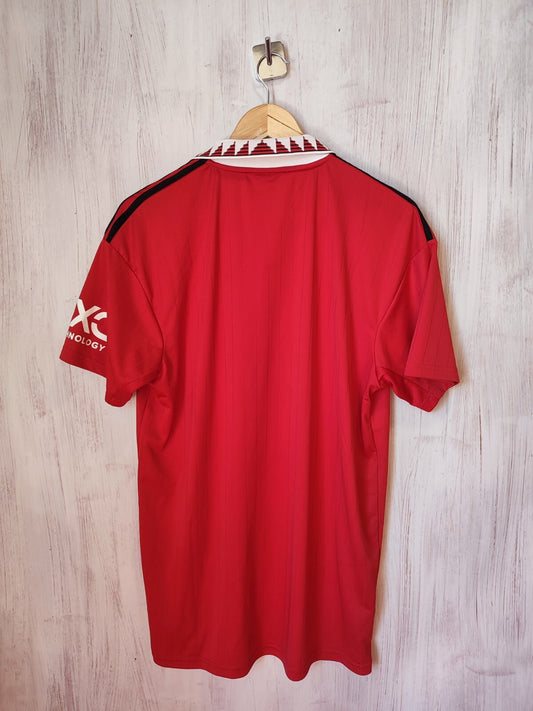 Manchester United 2022 2023 home Size L jersey shirt soccer football kit Adidas