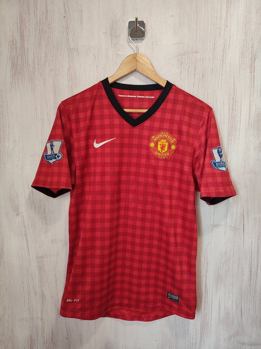Manchester United 2012 2013 home Sz S Nike shirt jersey soccer football V.Persie