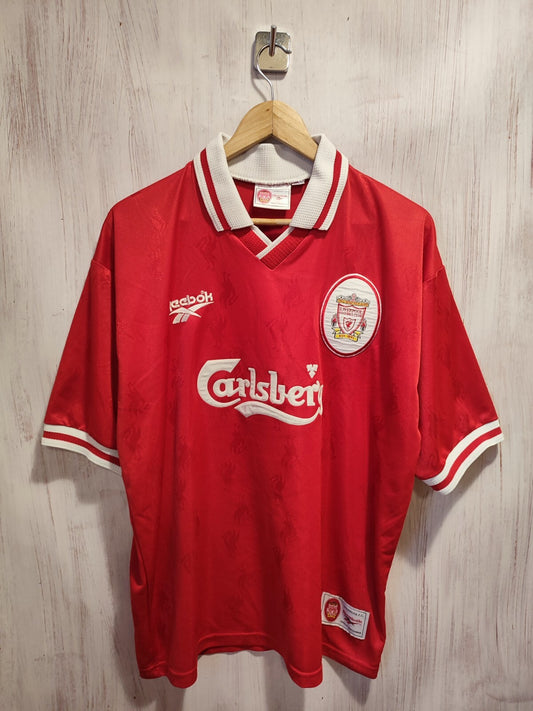FC Liverpool 1996 1997 1998 home Size XL  shirt soccer football jersey McManaman