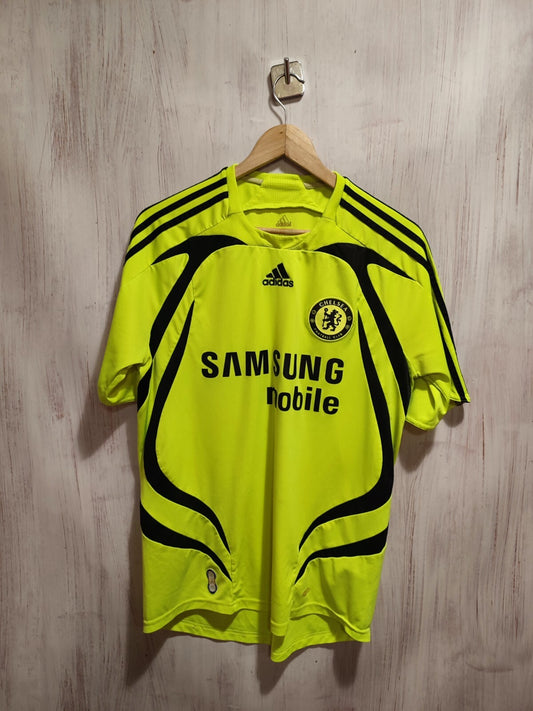 Chelsea London 2007 2008 away Size M Adidas shirt soccer jersey football kit tee