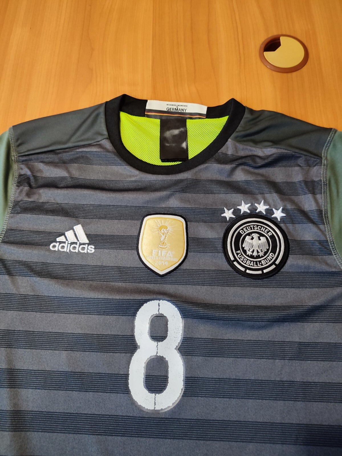 Deutschland 2015 2016 away Sz M Germany Adidas shirt jersey kit Reversible Ozil