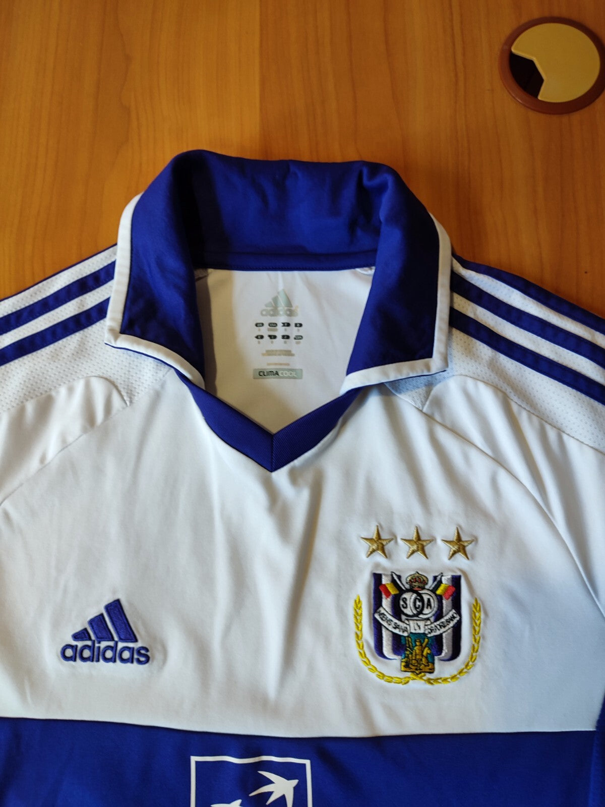 RSC Anderlecht 2011 2012 home Size S Adidas soccer shirt jersey football kit tee