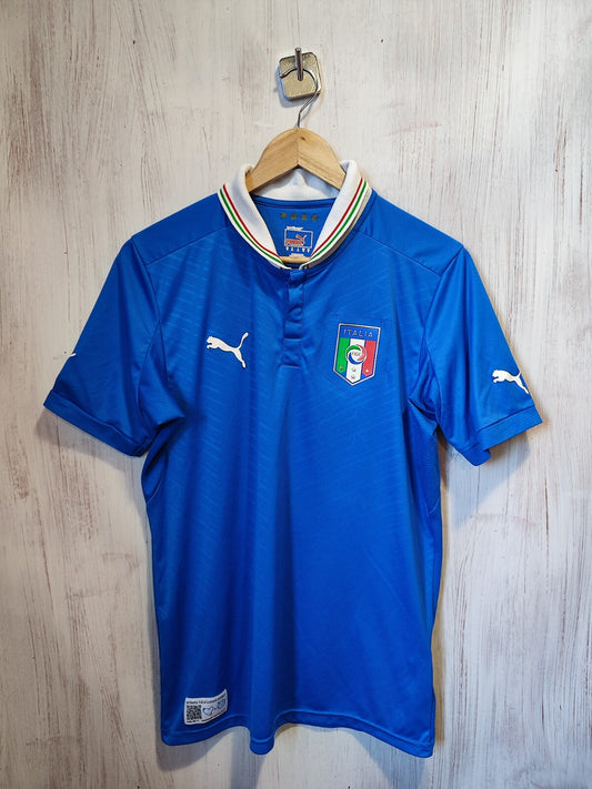 Italy national team 2012 2013 home Sz M Puma shirt jersey soccer Italia kit tee