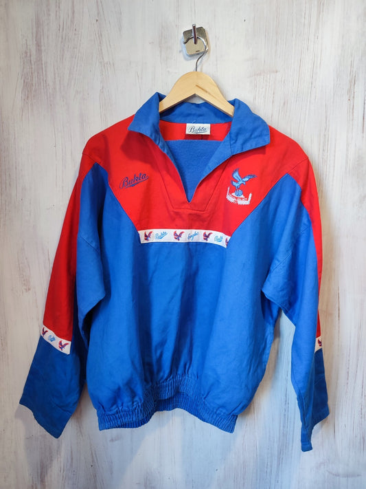 Crystal Palace 1980's 1990's Size M Bukta jacket soccer football sweater anorak