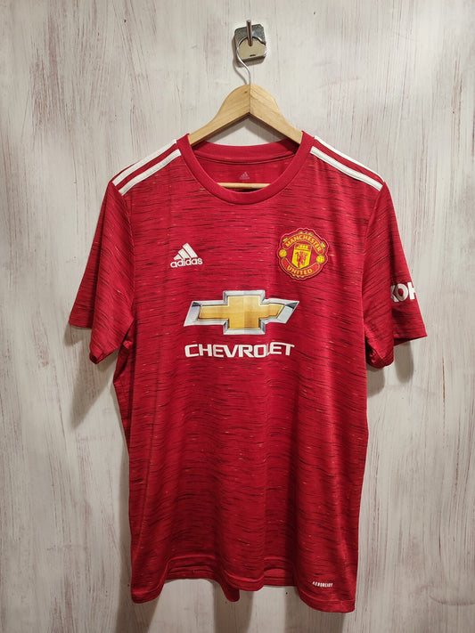 Manchester United 2020 2021 home Size L shirt jersey soccer football kit trikot
