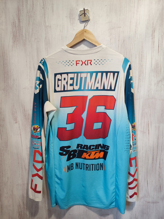 Nico Greutmann #36 motocross jersey EMX250 MXGP KTM SB team racing shirt moto MX