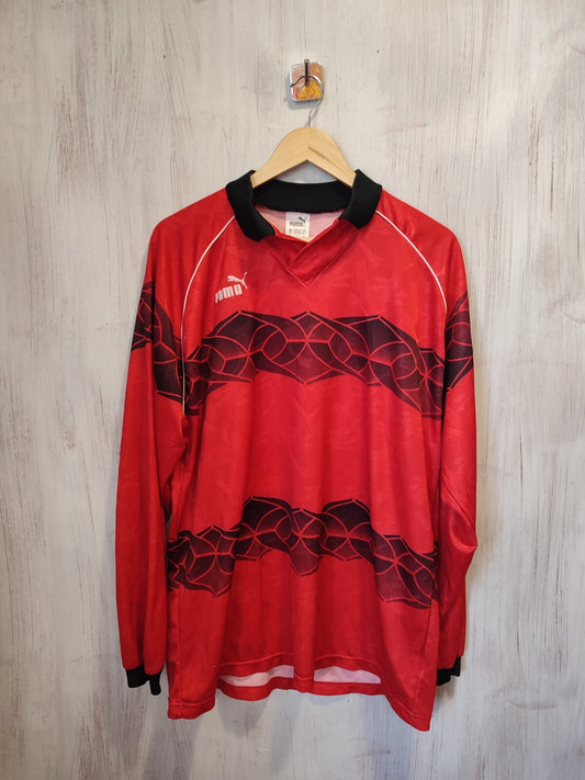 VINTAGE #15 Puma 1980's Size XL shirt jersey soccer football trikot tee kit 80's