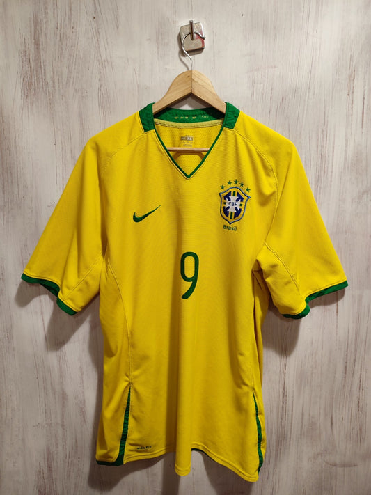 Brasil 2008 2009 2010 home Sz XL soccer shirt football kit Brazil jersey maillot