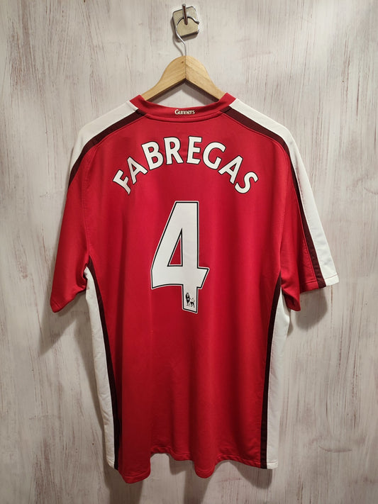 Arsenal London 2008 2009 2010 home Sz 2XL football shirt jersey kit XXL Fabregas