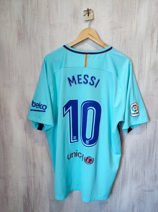 FC Barcelona 2017 2018 away 2XL Nike shirt jersey soccer football kit XXL Messi