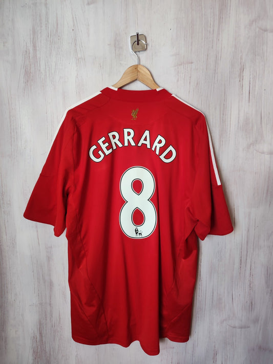 FC Liverpool 2008 2009 2010 home Sz 2XL shirt soccer football jersey XXL Gerrard