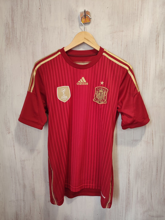 Spain 2014 2015 home Size S Adidas shirt jersey football soccer maillot kit tee