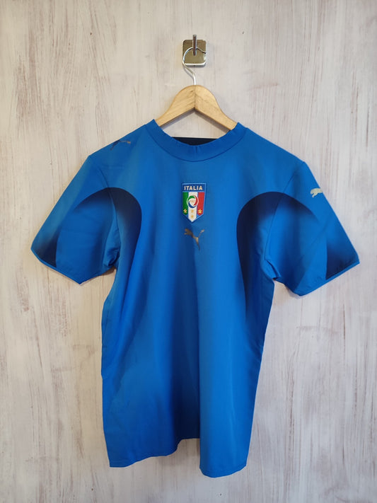 Italy World Cup 2005 2006 home Size XS Puma shirt jersey maillot Italia kit tee