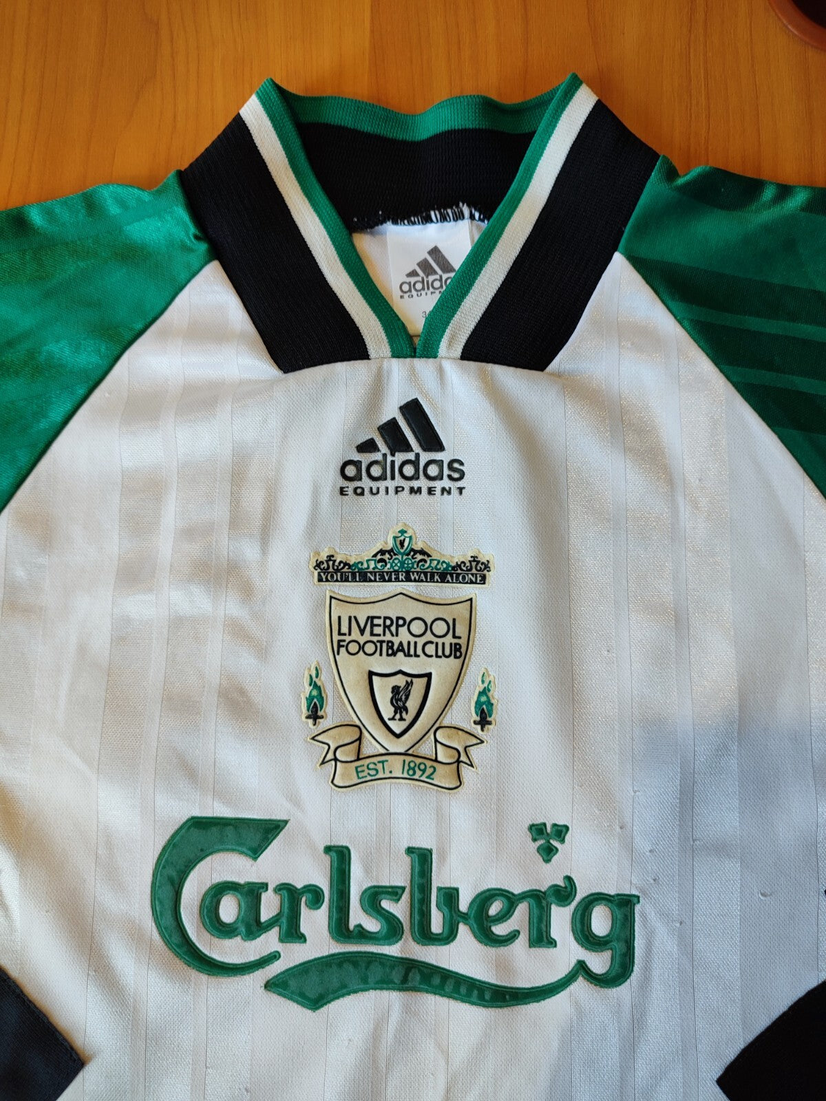FC Liverpool 1993 1994 1995 away Size 34"-36" shirt jersey football kit soccer