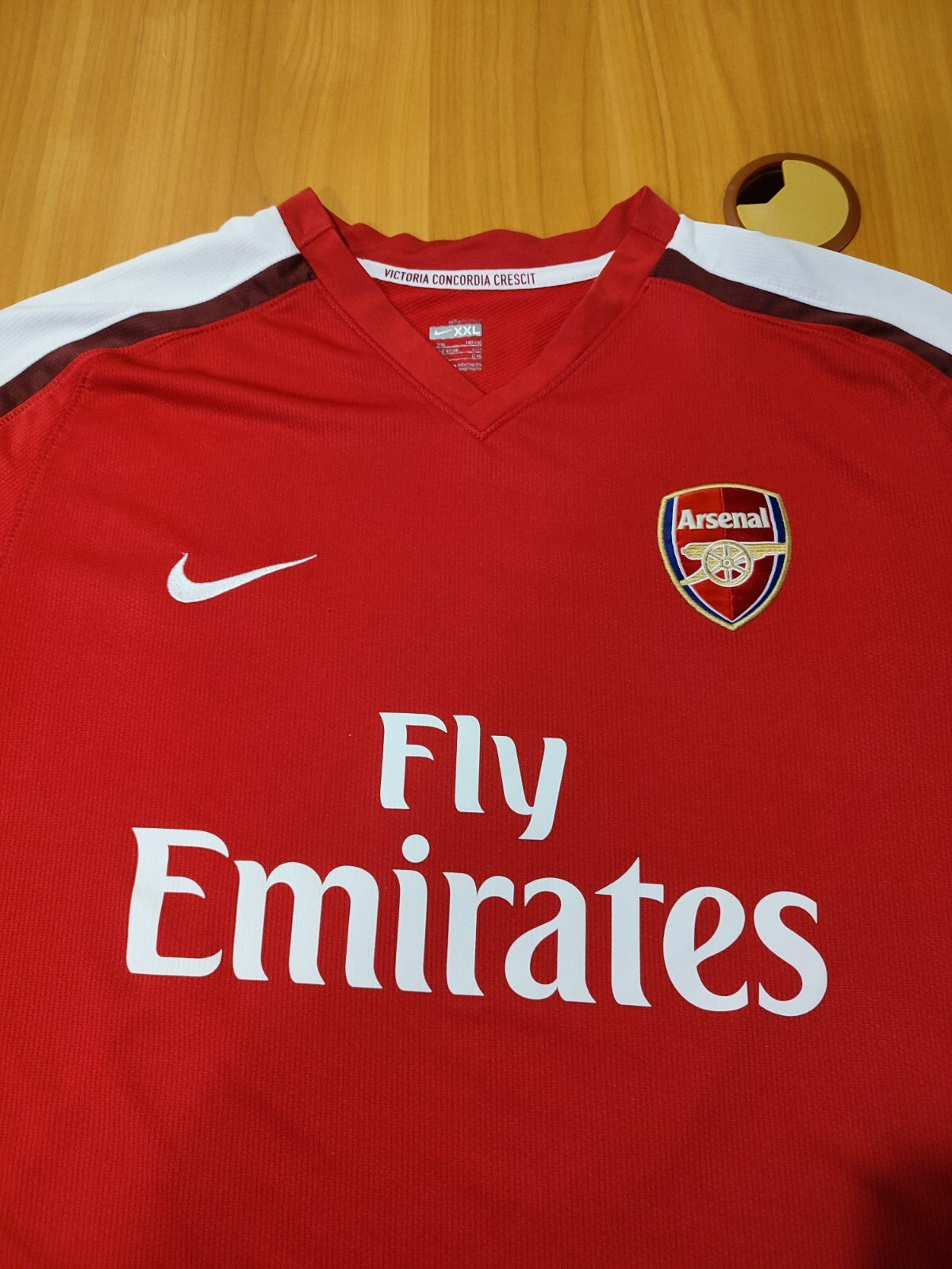Arsenal London 2008 2009 2010 home Sz 2XL football shirt jersey kit XXL Fabregas