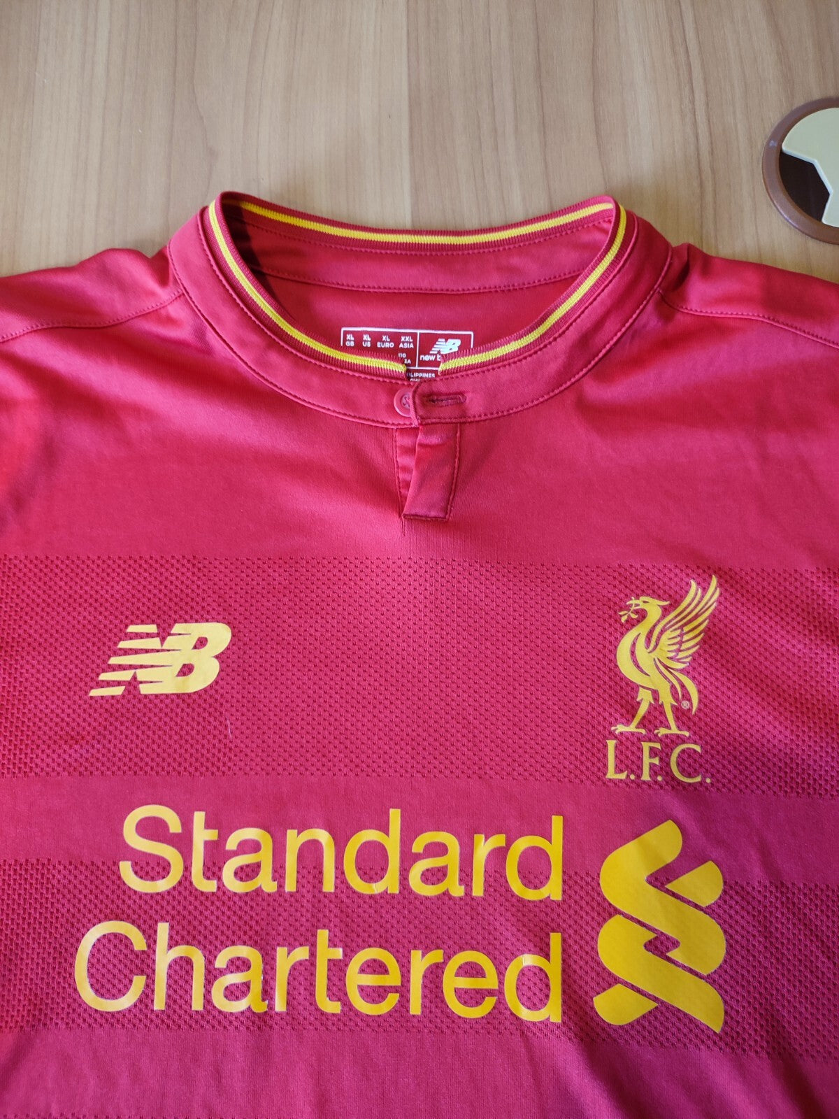 FC Liverpool 2016 2017 home Size XL shirt soccer jersey football kit maillot tee