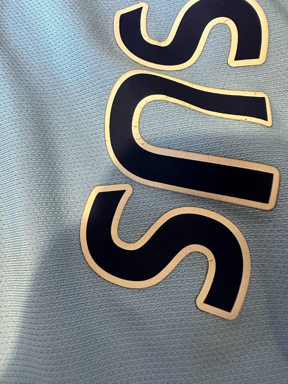 Manchester City 2016 2017 home Sz L Nike soccer shirt jersey football Jesus kit