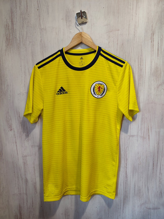 Scotland 2017 2018 2019 away Sz M Adidas shirt jersey football soccer trikot kit