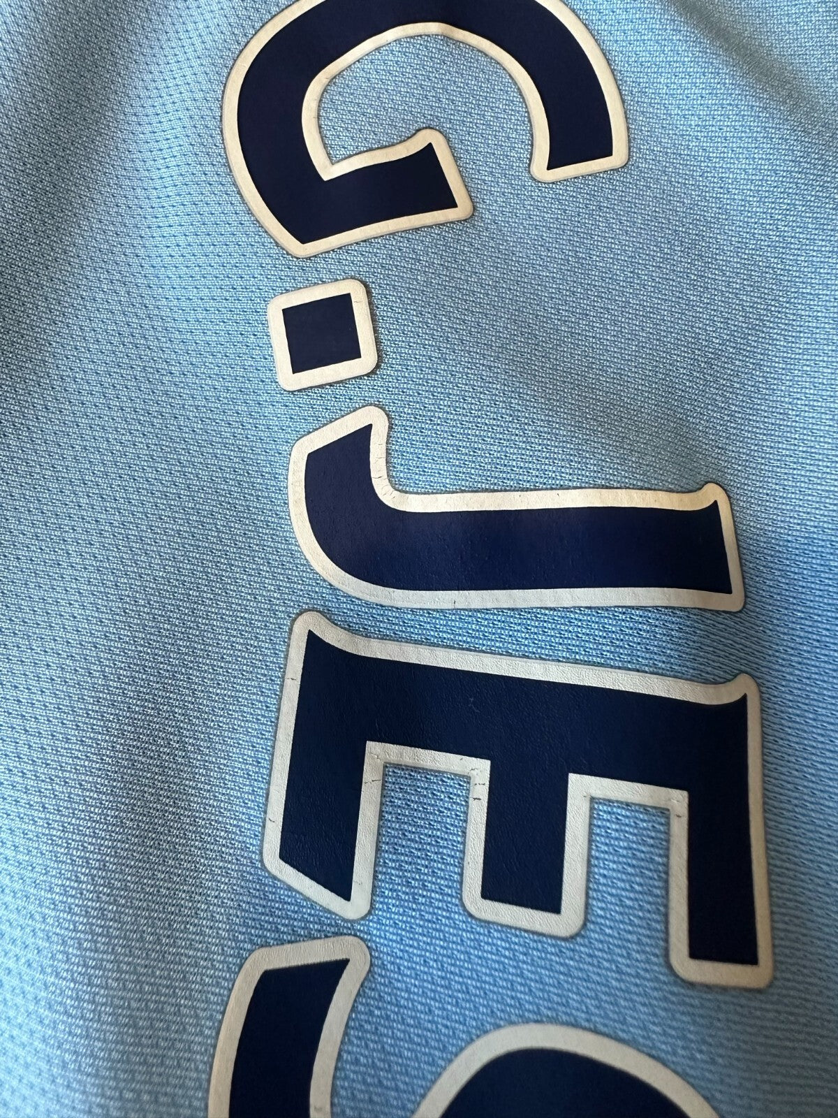 Manchester City 2016 2017 home Sz L Nike soccer shirt jersey football Jesus kit