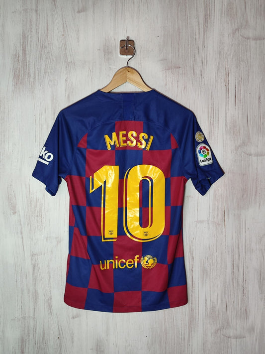 FC Barcelona 2019 2020 home Size S Nike shirt jersey kit soccer football Messi