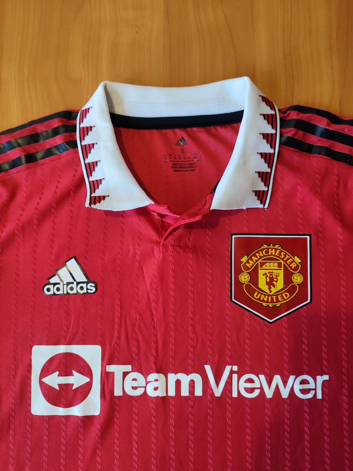AUTHENTIC Manchester United 2022 2023 home Sz S jersey shirt football kit Adidas