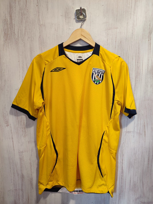 West Bromwich Albion 2008 2009 away Sz M Umbro football shirt jersey soccer kit
