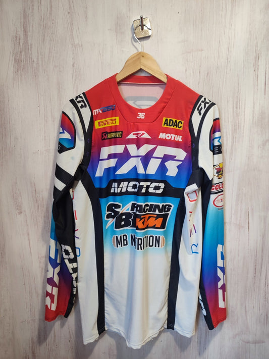 Nico Greutmann #36 motocross jersey EMX250 MXGP KTM SB team racing shirt moto MX