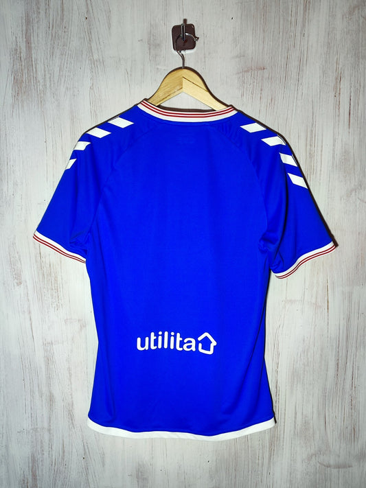 Glasgow Rangers 2019 2020 home Sz S Hummel football shirt jersey soccer kit tee