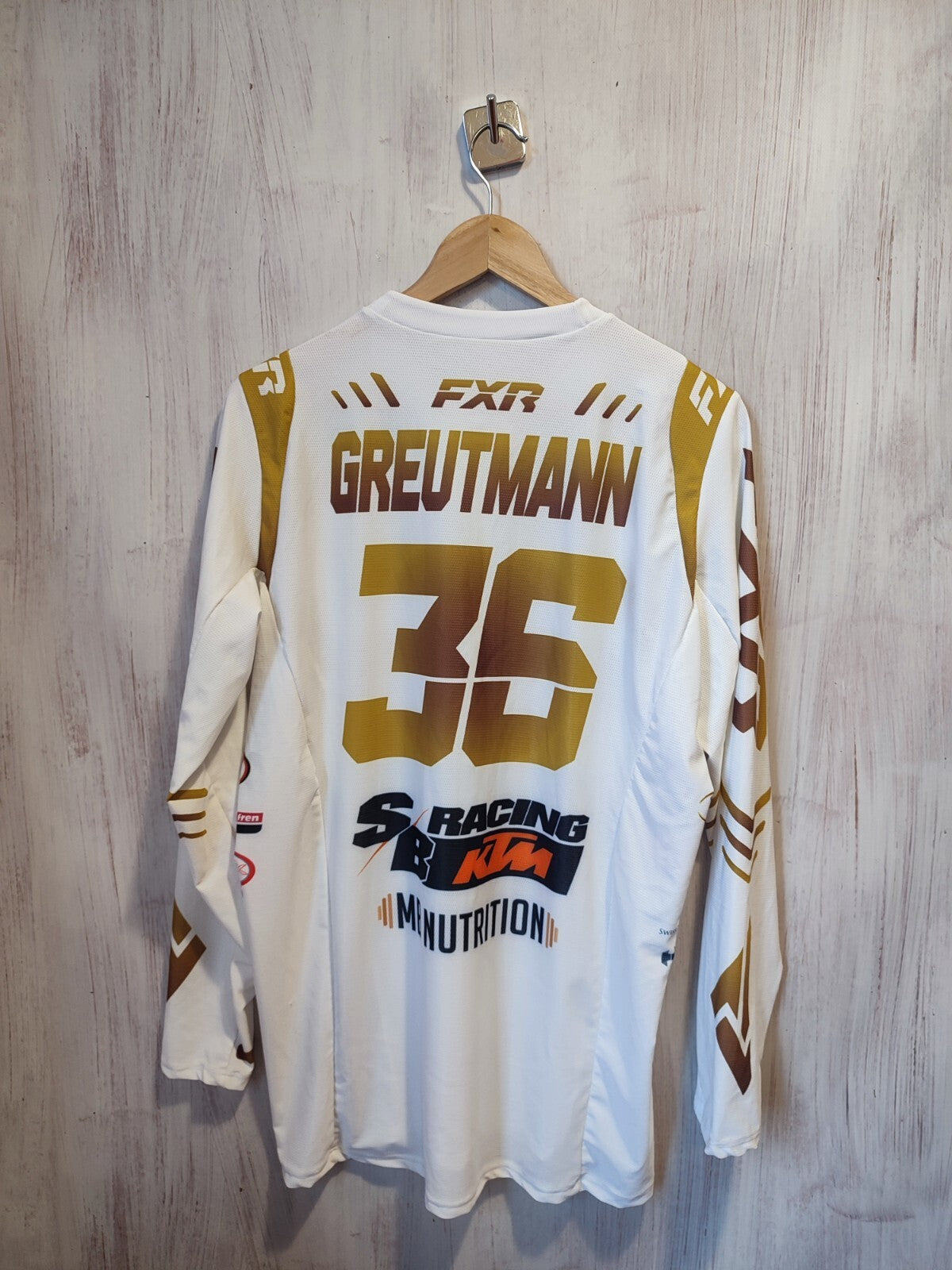 Nico Greutmann #36 motocross jersey EMX250 MXGP KTM SB team racing shirt moto MX