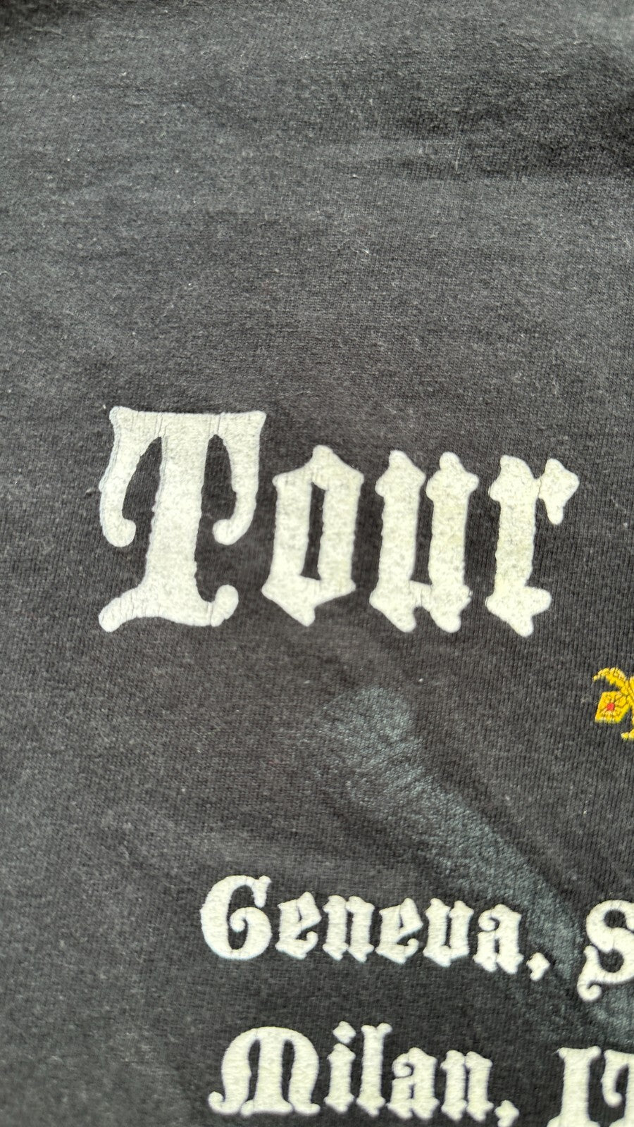Vintage Slayer 2004 Europe tour Eagle logo Size L Fruit of The Loom tee t-shirt