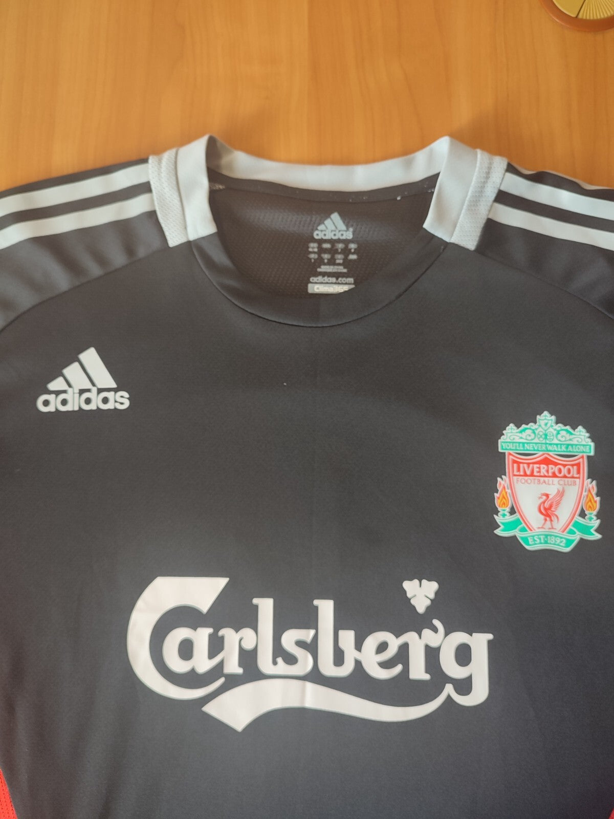 FC Liverpool 2008 2009 training Size XL Adidas shirt soccer football jersey kit