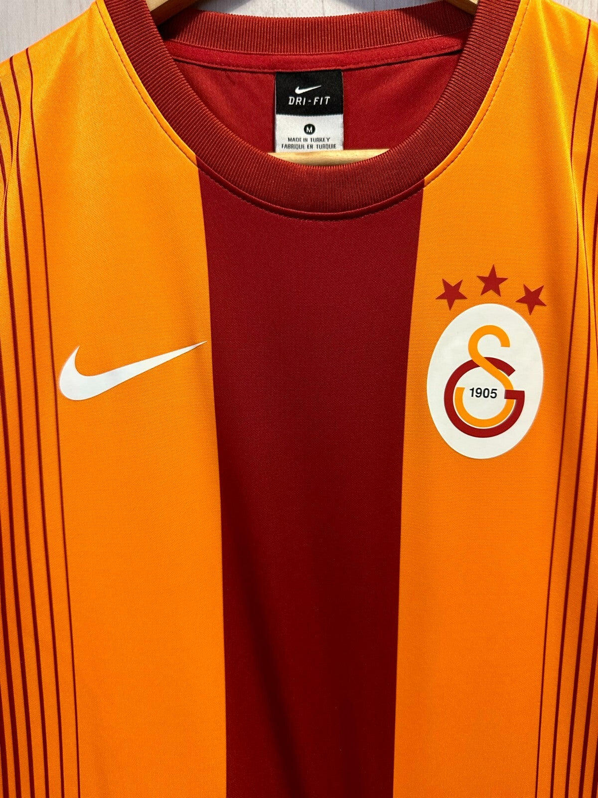 Galatasaray AS 2014 2015 home Sz M football shirt soccer jersey maillot kit tee
