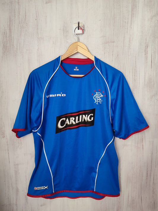 Glasgow Rangers 2005 2006 home Size M football soccer shirt jersey kit tee Umbro