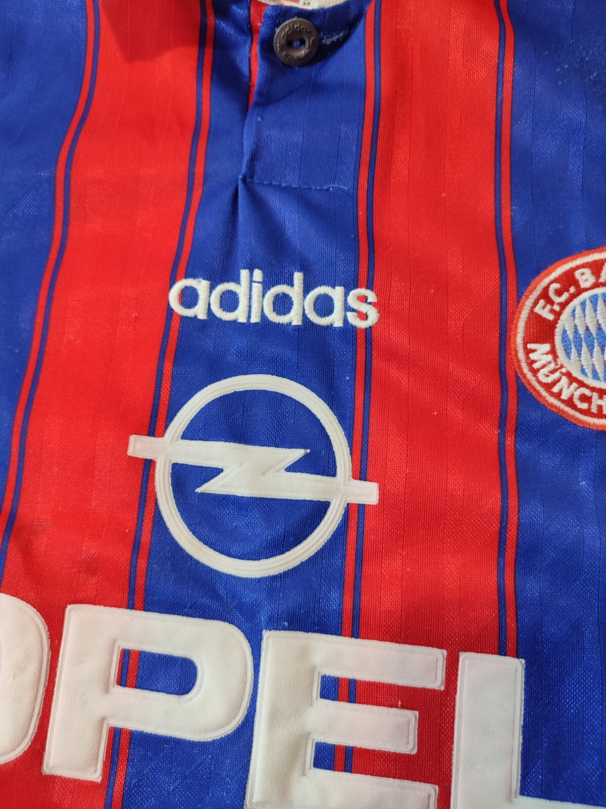 FC Bayern Munich 1995 1996 1997 home Sz XS kit shirt jersey soccer football tee