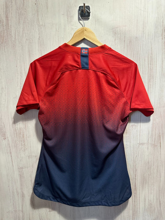 women's Norway 2019 2020 home Sz L Nike shirt jersey soccer football trikot kit