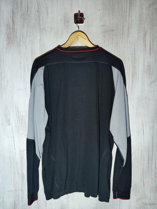 FC Liverpool 2002 2003 2004 away Sz 2XL football L/S shirt jersey Reebok kit XXL