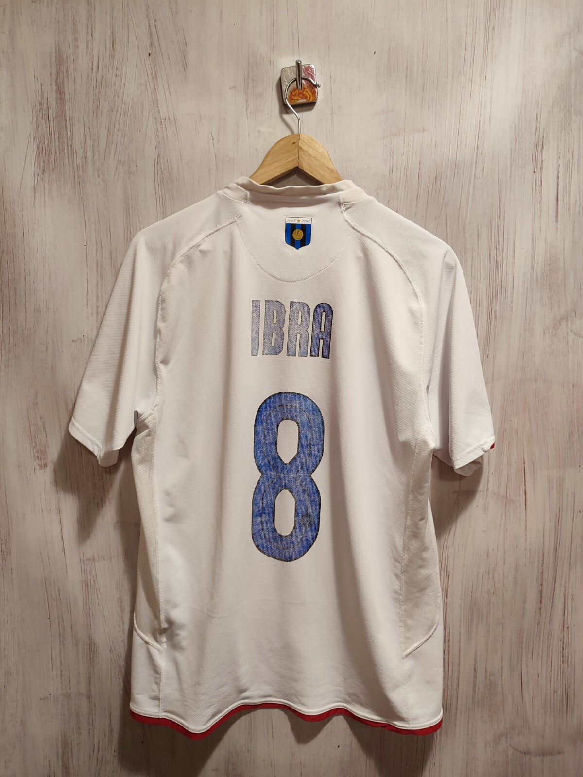 Inter Milan 2007 2008 away Sz L shirt jersey soccer football kit tee Ibrahimovic