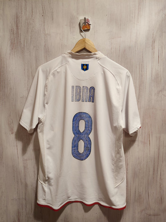 Inter Milan 2007 2008 away Sz L shirt jersey soccer football kit tee Ibrahimovic