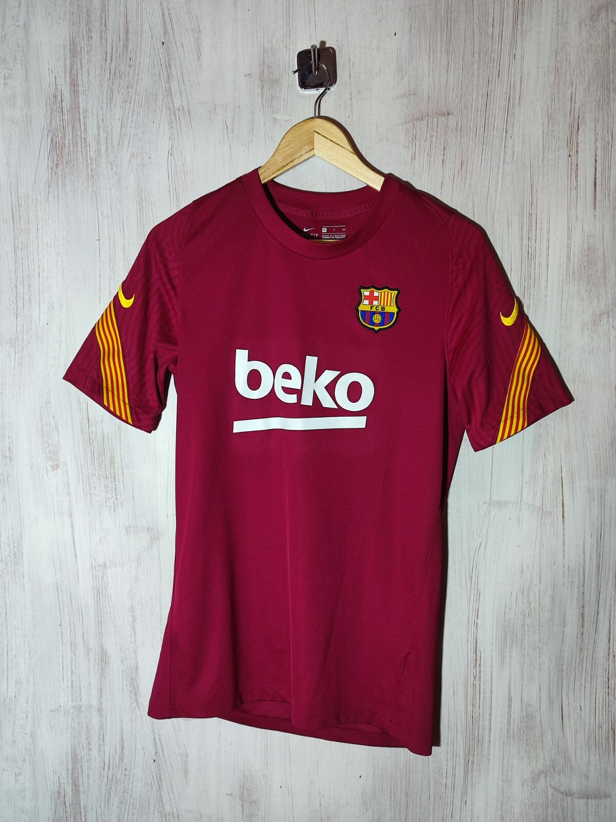 FC Barcelona 2020 2021 training Sz S Nike shirt jersey Barca soccer football kit