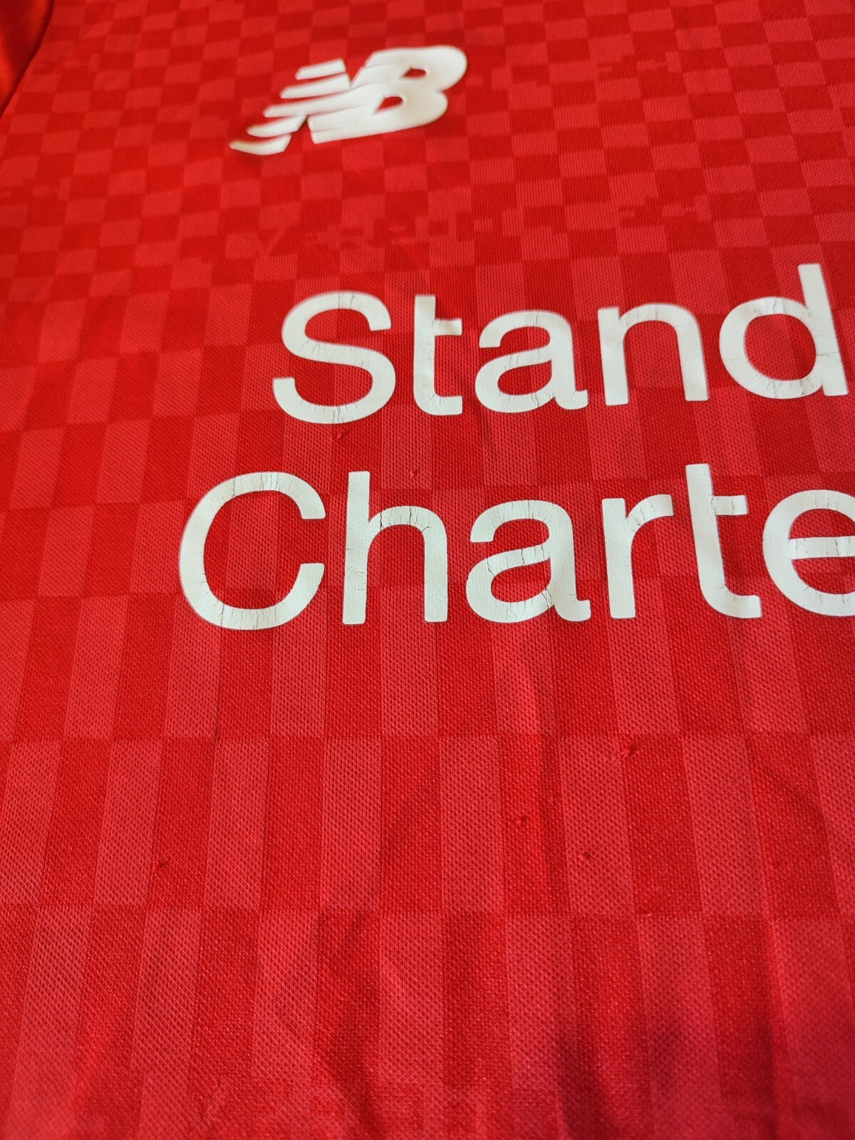 FC Liverpool 2015 2016 home Size S New Balance shirt soccer jersey football kit
