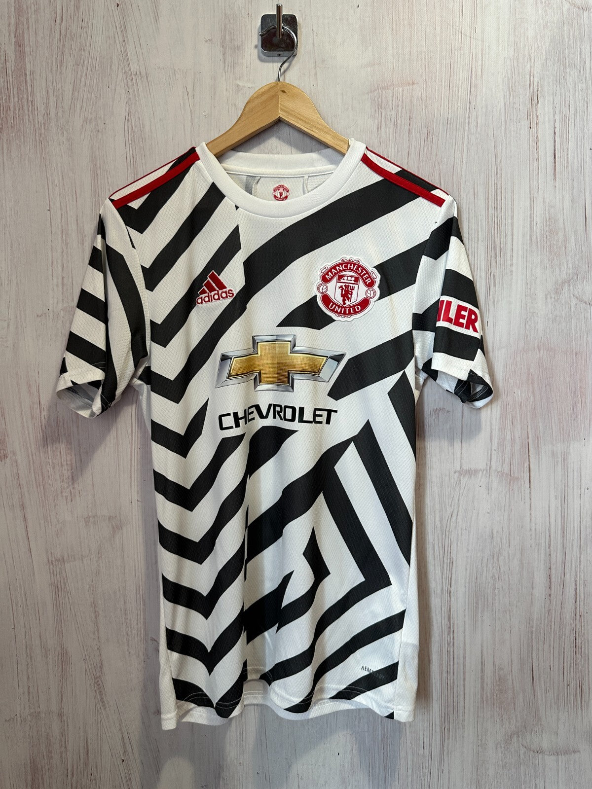 Manchester United 2020 2021 3rd Size S Adidas third shirt soccer football jersey